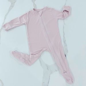KYTE BABY Zippered Footie in Blush